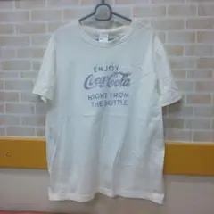 【USED】 コカコーラ Tシャツ Lサイズ　ホワイト