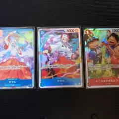 ワンピースカード ヤマトSRパラレル、SR、おまけ
