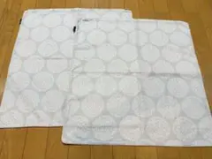 STYLE Décor グレー 円形模様 クッションカバー 2枚セット