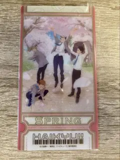 ハイキュー　ビジュアルクリアチケット