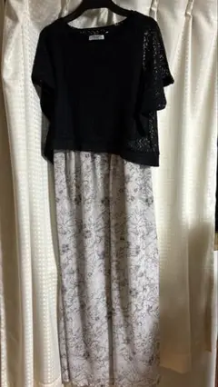 PALERMO レーストップスと花柄スカートのセットアップ