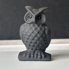 再値下げ！！セール　ブラックオブシディアン　ミミズク　フクロウ