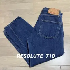 RESOLUTE 710 W29 L28 日本製 セルビッジデニム
