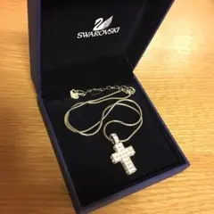スワロフスキー ネックレス クロス 十字架