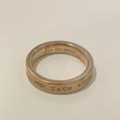 ティファニー 1837 ナロー リング メタル ゴールド