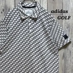 アディダス　adidasGOLF アディクロス　ポロシャツ　半袖　総柄　XO
