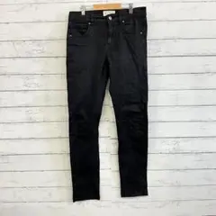 It’s daily メンズ黒スキニーデニム ジーンズ L 細身美脚 ストレッチ