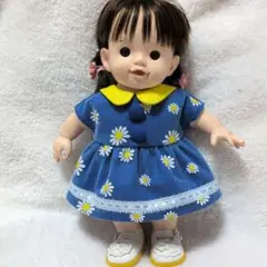 ぽぽちゃん 服 デイジー柄ワンピース 着せ替え ドール服 No.19