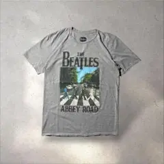 THE BEATLES プリントt ABBEY ROADグレーMサイズ
