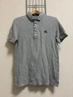 BURBERRY BLACK LABEL 半袖ポロシャツ　グレー　2 Y4169