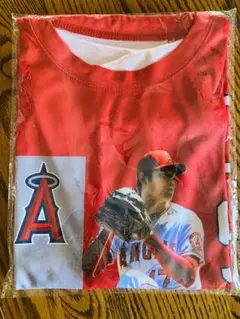 セール　大谷翔平選手　未使用　球場配布　二刀流Tシャツ　Tシャツ　エンゼルス