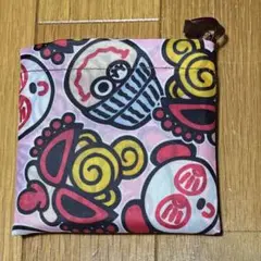 ヒスミニ　エコバッグ　ブルー