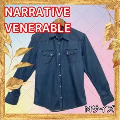 【美品】NARRATIVE VENERABLE デニムシャツ Mサイズ