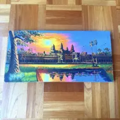 カンボジア　アンコールワット絵画