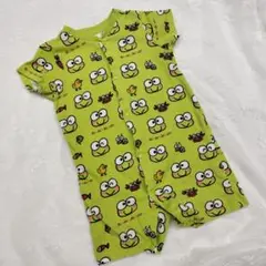 H&M けろけろけろっぴ　ロンパース EUR 92　サンリオ　ケロッピ　かに　緑