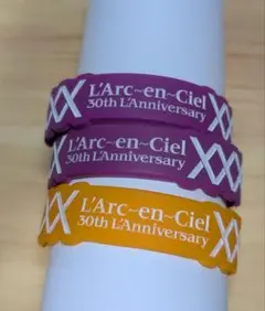 L'Arc-en-Ciel 30thラバーバンド 3本セット