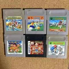 ゲームボーイソフト6本セット