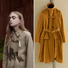 【Y.M.Walts】山吹色bright yellow 50/50クロス コート