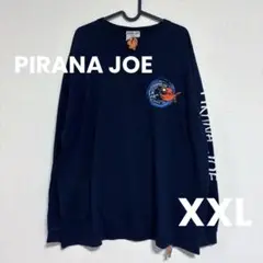 PIRANA JOE ネイビー 長袖Tシャツ