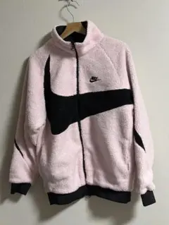 Nike フリースジャケット ピンク/ブラック