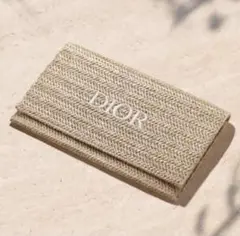 Dior ラタンベージュポーチ クラッチバッグ ディオール ノベルティ