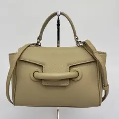 【ほぼ未使用】ヴァジック　ハンドバッグ　エバーミニミニ　2WAY　ベージュ