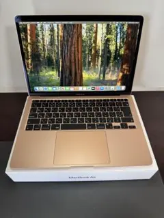 MacBook Air 2020。M1。ローズゴールド