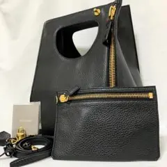 美品 Tom Ford ジェニファー ショルダーバッグ a545 TOM FORD トム・フォード Jennifer ハンドバッグ | ブラック