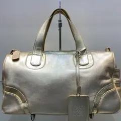 LOEWE ロエベ ボストンバッグ ゴールド