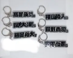 千葉ロッテマリーンズ　シークレットアクリルネームキーホルダー ガチャ 6個セット