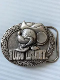 EURO DISNEY ミッキーマウス ベルトバックル