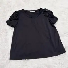 ikka パール カットソー Tシャツ トップス 150