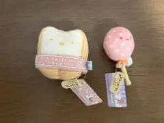 すみっコマーケット　しょくぱん　ふろしきのあめ　てのりぬいぐるみ