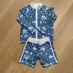 COMBI MINI クジラ柄ラッシュガードセット
