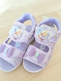 【新品タグ付き】ムーンスター ラプンツェル プリンセス 光る サンダル 19cm