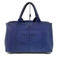 PRADA(プラダ) トートバッグ CANAPA ブルー