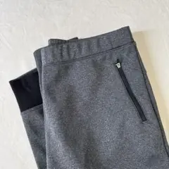 UNIQLO ブロックテックフリースパンツ グレー L スウェット