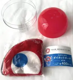 大阪万博　ミャクミャク　ガチャ　ポーチ　キャラクター　グッズ　新品　匿名配送