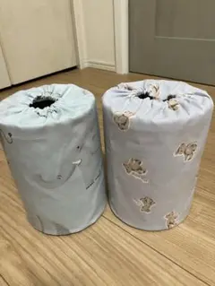 【　2点おまとめ　¥700 】　ミルク缶カバーハンドメイド