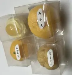 お供え食品サンプル　みかんモンブランシュークリーム　セット　仏具