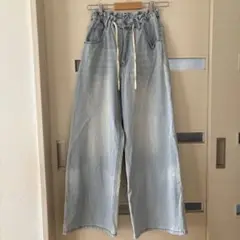 バンヤードストーム　ドロストワイドカットデニム　Mサイズ