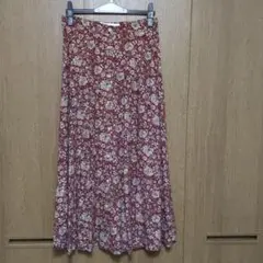 【美品　インポート古着】柄スカート