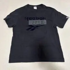 Reebok 黒 Tシャツ ロゴ入り
