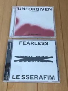 【2点セット】Le Sserafim FEARLESS UNFORGIVEN