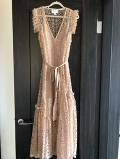 alice McCALLピンクベージュロングワンピース