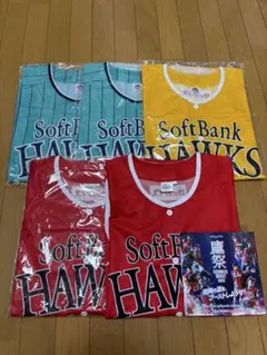 新品未開封　ソフトバンクホークス　鷹の祭典　ユニフォーム　5点まとめ売り