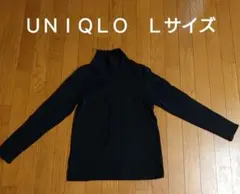 黒のハイネック長袖カットソー 約60cm