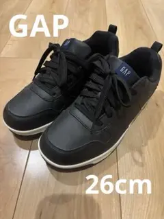 GAP 合皮スニーカー ブラック 26cm