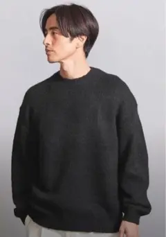 BEAUTY&YOUTH クラウドくルーネック　ニット　美品