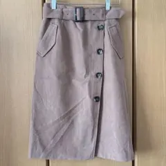 【イング】ブラウン タイトスカート Mサイズ